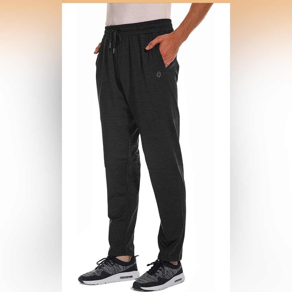 Men's Black Jogger Pants, NWT, Medium